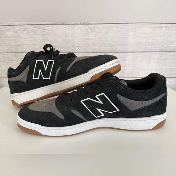 New Balance | Numeric 480 Black and Gray Sneakers Unisex - Picture 8 of 8